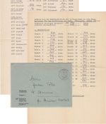 BRD - Emden 1968 Postsache n. Bremen (Verteilung/Empfängerzahlen Wurfsendungen)