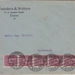 DR-Infla - 5x20 M. Bergarbeiter Brief Emden - Norderney 21.6.23