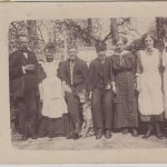 DR - Emden Larrelt Greetsiel Zug 7 Bahnpost Zensurkarte/priv. Foto-AK Hinte 1915