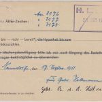 Bizone - (23) Nenndorf ü. Norden Landpost-L2 Karte n. hannover 1951