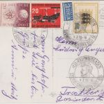 BRD - Berchtesgaden 1955 100. Geb. Ludwig Ganghofer SST + Sonderkarte