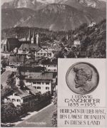 BRD - Berchtesgaden 1955 100. Geb. Ludwig Ganghofer SST + Sonderkarte