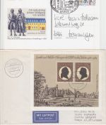 Dichter - Goethe 10 Belege mit Markenausgaben/SST/Masch.stpl. 1949/2002