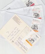 BRD - Wilhelm Busch 170. Geb. Marken ex Block 4 portorichtige Einzelfrankaturen