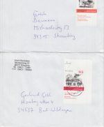 BRD - Wilhelm Busch 170. Geb. Marken ex Block 4 portorichtige Einzelfrankaturen
