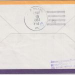 England - 2x10 P. Eisvogel u.a. Schiffspost-Zuleitung LH-Erstflug 1981