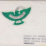 Sierra Leone - 9 1/2 C. Adler Folienmarke Drucksache Freetown - Conarky 1972