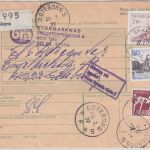 Schweden - 15x65 Ö. Wildgänse u.a. Paketkarte Skara - Göteborg 1977
