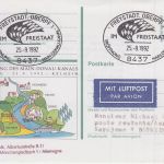 BRD/Postsperre BOSNIEN - Hinweiszettel Luftpostleitstelle Nürnberg Brief 1992