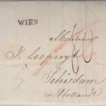 Österreich/Holland - Wien L1 Grenzfrankobrief n. Schiedam 1828 - mit Inhalt