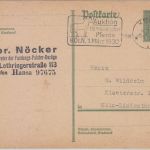 DR - Köln 1930 "Auktion Hannoverscher Pferde" Masch.werbestpl. 5 Pfg. Ganzsache