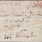 Bayern - Weißenburg 1797 Fahrpostbrief (26 Kr. Porto) n. Kempten - mit Inhalt