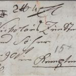 Bayern - Illertissen 1820 Fahrpostbrief (15 Kr. Porto) n. Kempten - mit Inhalt
