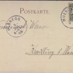 Tiere - Bernhardiner u. Affenpinscher sw-AK gelaufen München 1898