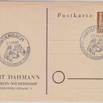 Bizone - Kulmbach 1949 1. Fränk. Rassehunde-Ausstellung SST Drucksache