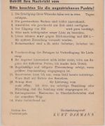 Bizone - Kulmbach 1949 1. Fränk. Rassehunde-Ausstellung SST Drucksache