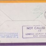 Jersey - 15 P. Flughund Zuleitungspost LH-Erstflug London - Hamburg 1980