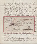Österreich - Wels Ra1 Charge-Francobrief m. Retourrezepisse n. Wien 1830
