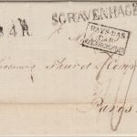 Niederlande/Frankreich - SGRAVENHAGE L1 Portobrief n. Paris 1825