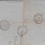Niederlande/Frankreich - Amsterdam 1857 Portobrief n. Mugron - mit Inhalt