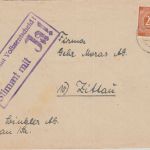 All.Bes. - "Am 30. Juni Volksentscheid..." Ra2 Brief Löbau - Zittau 1946