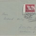 BRD - 10 J. Vertreibung Brief Bad Driburg - Dresden 1956 "Marke unzulässig"