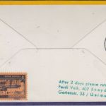 USA - 6 C. Naturschutz/Bison Bogenecke/Bogennummer u.a. Luftpostbrief 1972