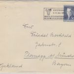 Dänemark - Kopenhagen 1952 VI. Int. Tierzuchtkongress Masch.werbestpl. Brief