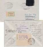 BRD/Postkrieg - 20 Pfg. 20 J. Vertreibung BriefÜberlandpost Osterburken FFM 1966