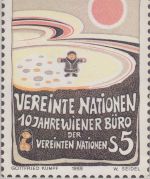 UNO Wien/Postsperre - 6 S. Menschenrechte Lupo-Karte n. BOSNIEN/Sarajevo 1994