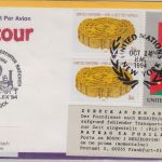 UNO New York/Postsperre - Lupo-Brief n. BOSNIEN 1994 Hinweiszettel
