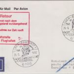 BRD/Postsperre - 100 Pfg. Lichtenberg Luftpostbrief n BOSNIEN Ober-Ramstadt 1992