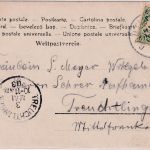 Bayern - Gauting Ortsansicht priv. Fotokarte gelaufen 1903