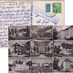 BRD - (13b) Schönbrunn ü. Dachau Landpost-Ra2 Karte n. Gmund 1955