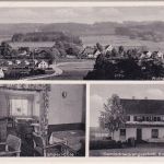 Bayern - Wolnzach Gemischtwarengeschäft etc. sw-Mehrbild-Foto-AK ca. 1935
