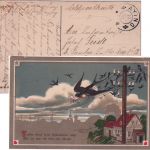 Bayern - Aying 1917 Zier-K2 Feldpostkarte (v. Grub) an Ldw.Inf.Rgt. 12