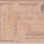 DR-Infla - Vachendorf T. Bergen Posthilfstelle-Ra2 Karte n. München 1921
