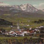 Bayern - Siegsdorf Ortsansicht fabr. AK glaufen 1911