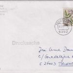 Berlin - 120 Pfg. Wofa/Rosen Drucksache n. SPANIEN Neu-Anspach - Palencia 1990