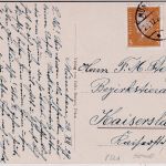 Bayern - Chiemsee aus der Vogelschau farb. "Felle"-Karte gelaufen 1929