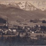 Bayern - Siegsdorf Ortsansicht priv. sw-Fotokarte gelaufen 1919