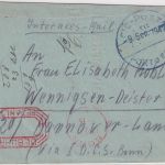 All.Bes. - Bonn 1947 CIC-Post Portofrei Interniertenbrief Eselheide b. Paderborn