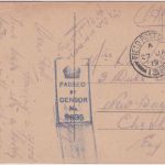 DR - Bonn (Ansicht) Field Post Office 138 zens. Feldpostkarte n. ENGLAND 1919