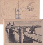 DR - Bonn (Ansicht) Field Post Office 138 zens. Feldpostkarte n. ENGLAND 1919