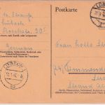 All.Bes./BZ - 6 Rpf. Ganzsache/Behelfsausgabe Lübeck - Timmendorfer Starnd 1946