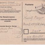 All.Bes./BZ - 6 Rpf. Ganzsache/Behelfsausgabe Wesselburen - Baar 1946