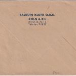 Bizone - 12 Pfg. Kölner Dom, Notopfer u.a. Brief Köln - Rheinbach 1948