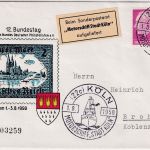 BRD - Köln "Motorschiff Stadt Köln" Schmuckkuvert/Sonderpostamt 1958