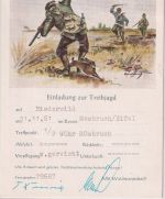 BRD - Junkersdorf 1961 Einladungskarte zur Treibjagd