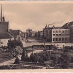 Sudetenland - Pardubice Ortsansicht sw-Foto-AK gelaufen 1941